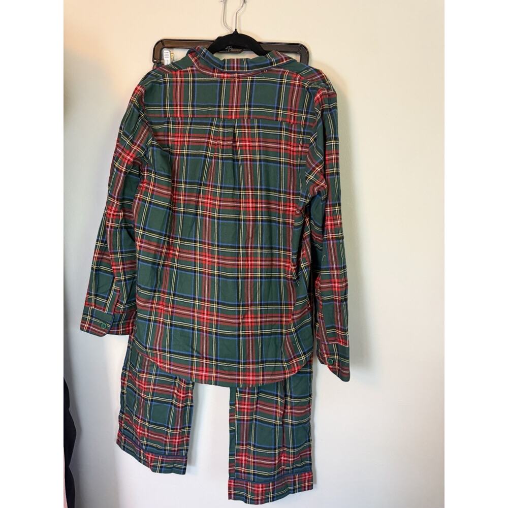 PETITE PLUME Women's Brushed Twill Pajama In Kensington Tartan Sz M $118 NWT - Picture 4 of 13